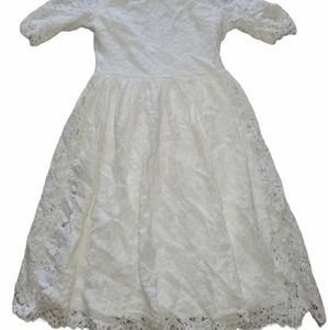 Journey Five White All Over Lace Dress sz S